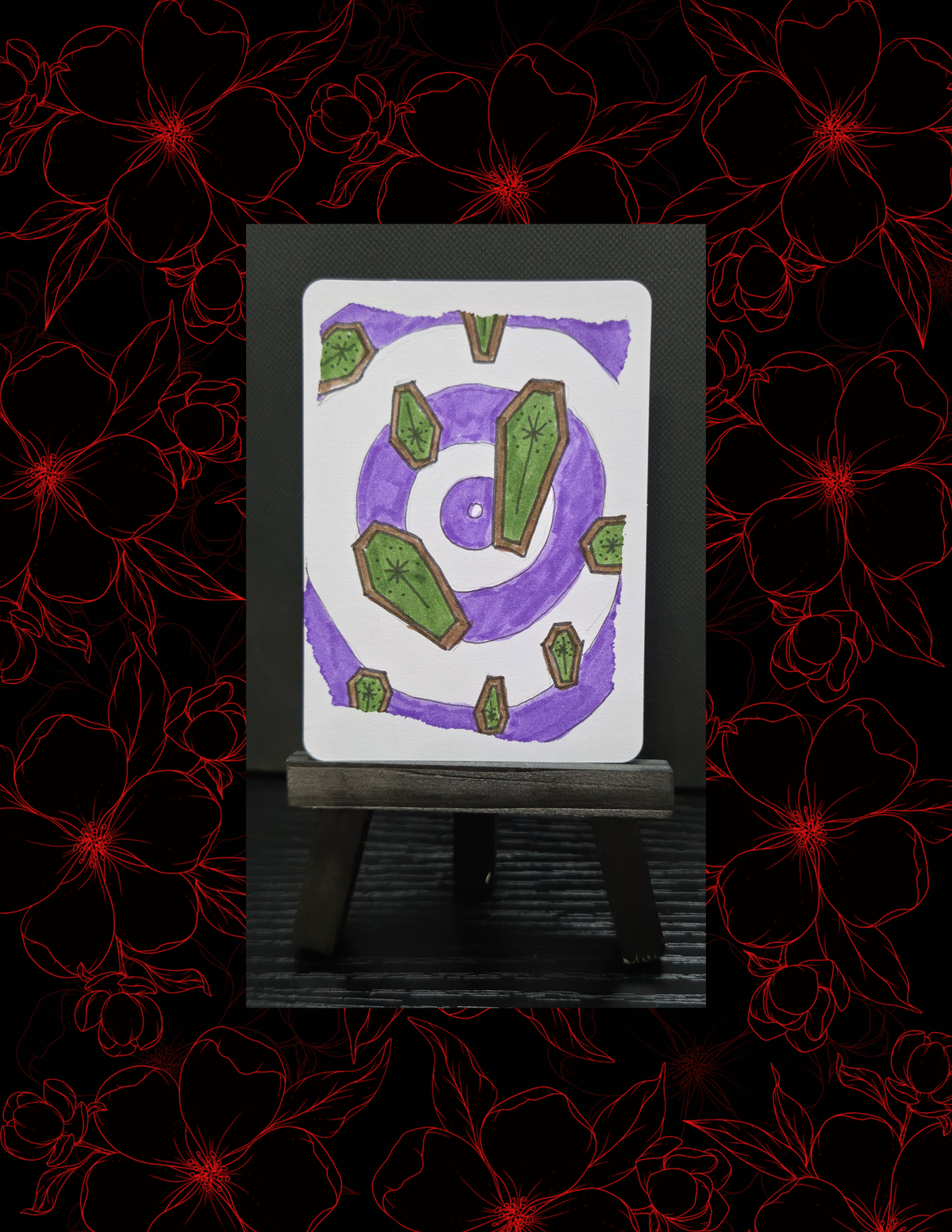 'Dead' ACEO Original Artwork