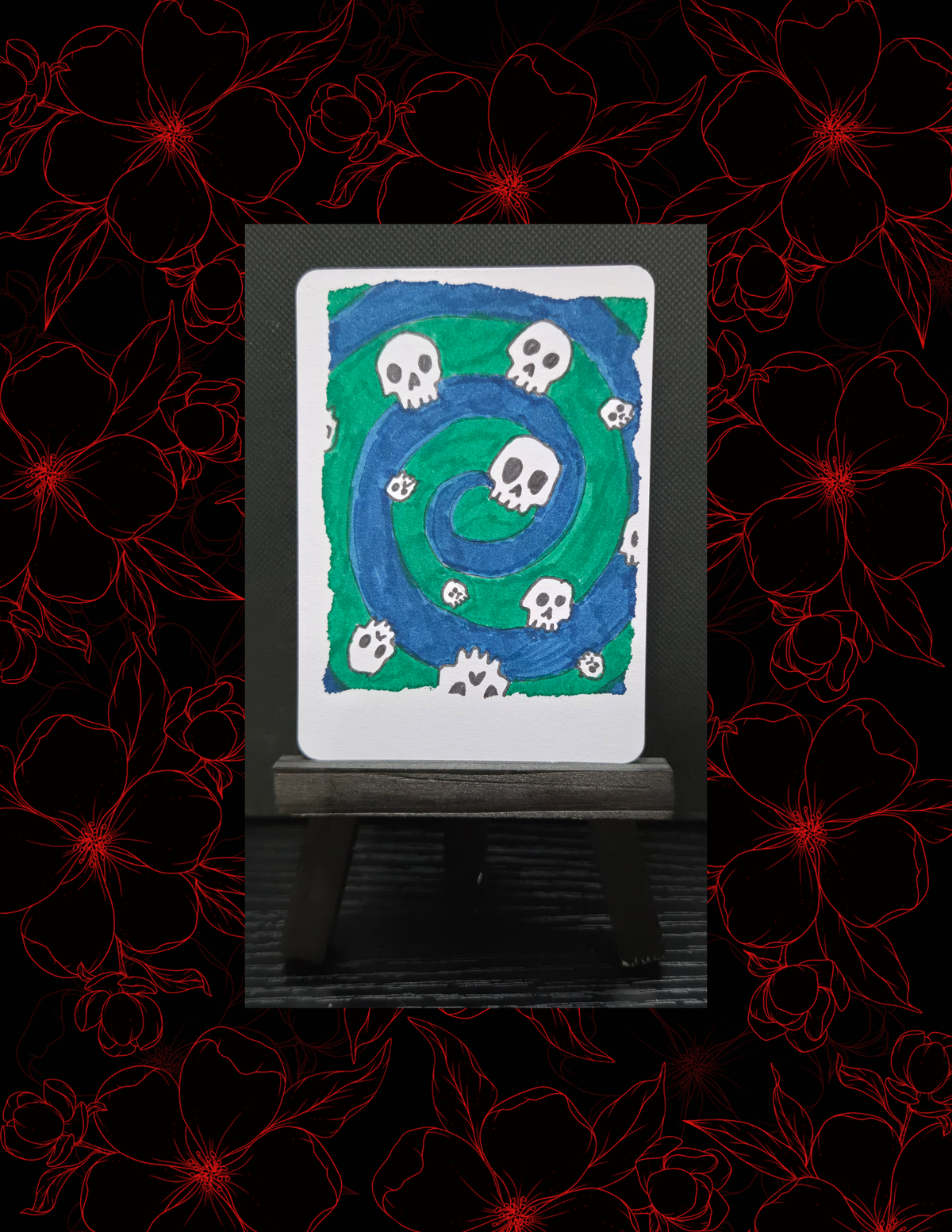 'Hades' ACEO Original Artwork