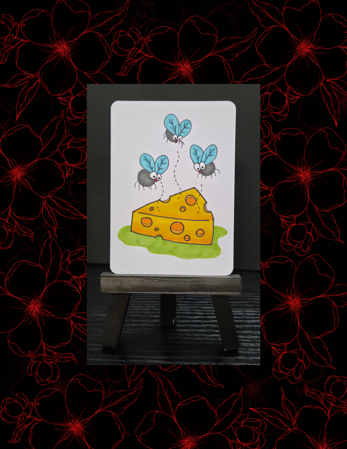 'Stinky' ACEO Original Artwork